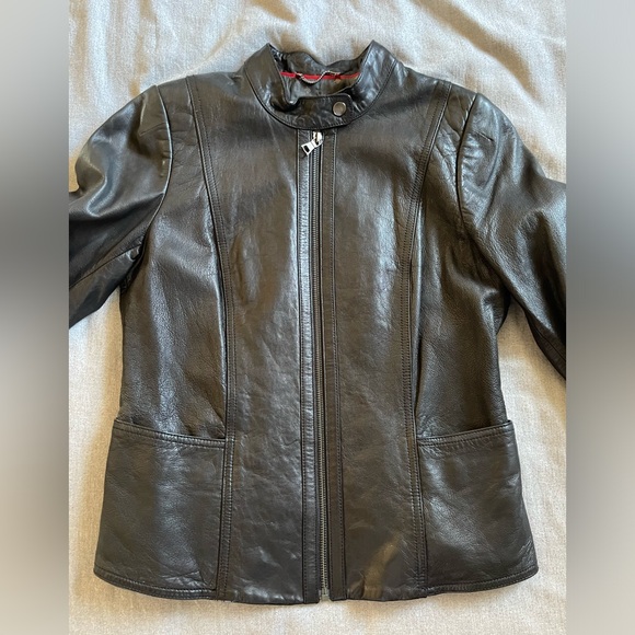 Genuine leather jacket from Banana Republic. Vintage jacket - Picture 7 of 10